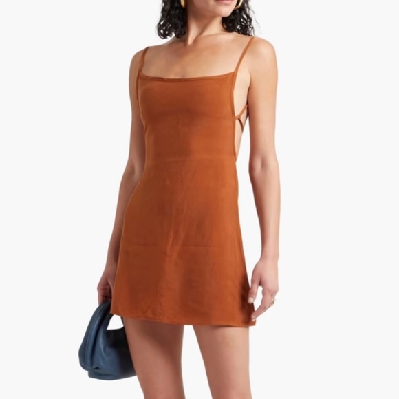 Anemos Mini Dress in dark brown small - Picture 2 of 7